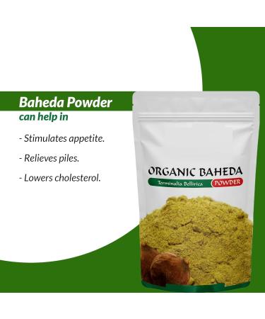 Baheda (Terminalia Bellirica) Herbal Powder 200 g - Buy Online on GoSupps.com
