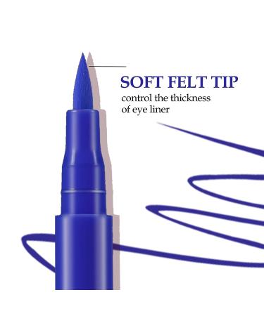 Boobeen Colorful Liquid Eyeliner - Matte Eye Makeup Liner Pen for Women - Buy Online on GoSupps.com