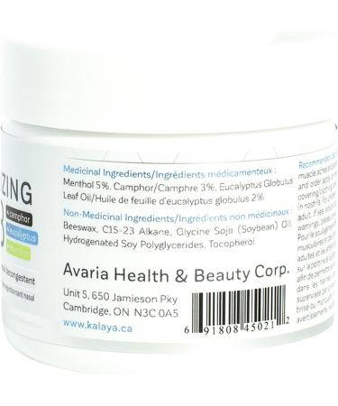 KaLaya Breathe Easy Vaporizing Rub (Pack of 2)- Nasal Decongestant Cough Suppressant Relief from Cold Aches & Pains and Chest Rub 60 g (Pack of 2) - Buy Online on GoSupps.com