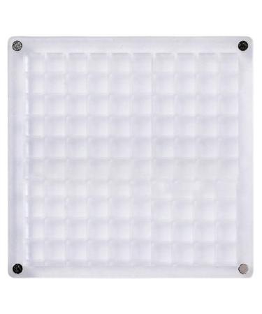 36/64/100 Grids Nails Art Rhinestones Storage Box Acrylic Jewelry Display Box Storage For Salons 100 Squares