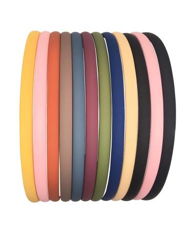 12 x 8 mm thin hair bands for girls and women rubber hair bands with teeth for children and teenagers 8mm hair bands - Buy Online on GoSupps.com