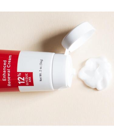 Alpha Skin Care Enhanced Renewal Cream Anti-Aging Formula 12% Glycolic Alpha Hydroxy Acid (AHA) Reduces Lines & Wrinkles For Normal to Dry Skin 2 oz Pack of 2 2 Ounce (Pack of 2) - Buy Online on GoSupps.com