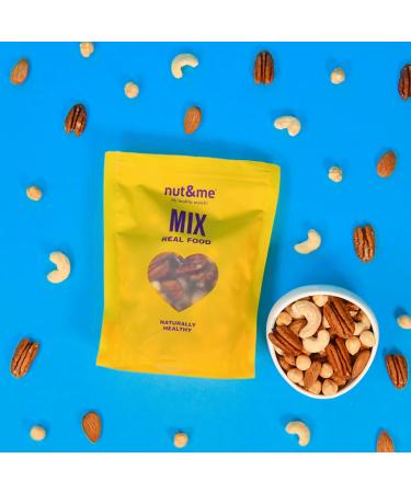 Natural Dried Fruit Mix 600g nut&me | Gluten Free | Vegan | Premium Quality | Rich in Protein and Fiber | Keto | Pack 4x150 g - Buy Online on GoSupps.com
