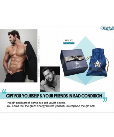 Feng Shui Labradorite Bracelet Set for Men | Root Chakra Gemstone Jewelry | Luck, Wealth, Stress Relief - Buy Online on GoSupps.com