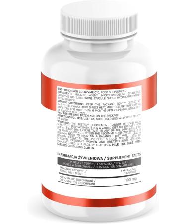 INSPORT Nutrition - Ubiquinone Coenzyme Q10-60 Vegetable Capsules - 2 months reserve - Antioxidant - Pure composition - Buy Online on GoSupps.com