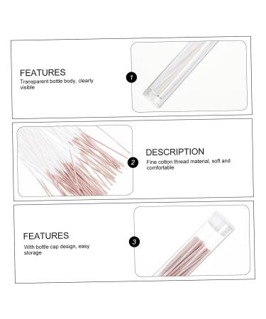 Healvian 540 Pcs Ear Piercing Cleaning Line Flex Tools - Ear Care Kit for Body Suite, Liquid Earring Hole Cleaner - 12X1.5CMx3pcs - Buy Online on GoSupps.com