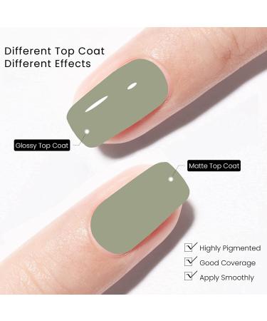 MAYCHAO Green Gel Nail Polish 1Pc 15ML Olive Green Gel Polish Soak Off UV LED Nail Polish Spring Green Gel Nail Polish Nail Art Starter Manicure Salon DIY at Home 0.5 OZ - Buy Online on GoSupps.com