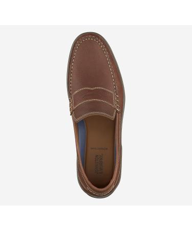 Johnston & Murphy Emmett Penny Dark Tan Full Grain 12 - Buy Online on GoSupps.com
