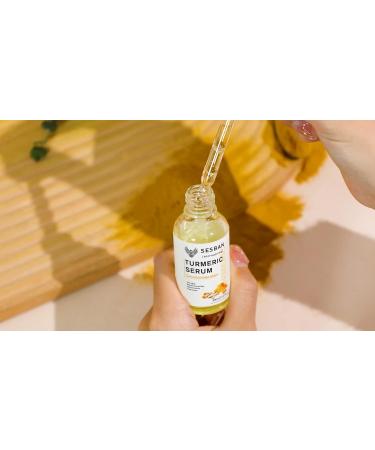 SESBAN Turmeric Serum - Natural Anti-Aging & Brightening Face Serum | Shop Internationally - Buy Online on GoSupps.com