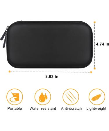Elonbo Hard Travel Case for Asthma Inhaler Spacer - Organize and Protect Your Medication On-the-Go - Black (CASE ONLY) - Buy Online on GoSupps.com