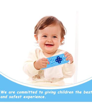 2-Pack Baby Teething Toys for Babies 6-12 Months - BPA Free Silicone Chew Toys for Teething Itchy Relief (White+Blue/Grey+Blue) - Buy Online on GoSupps.com