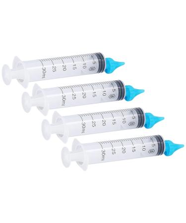 Ear Syringe Set - 4pc Soft Tip for Safe Earwax Removal - Child & Adult Friendly - Buy Online on GoSupps.com
