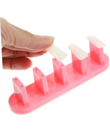 minkissy 2 Boxes Tip Stand for Nails Tip Display Stand Nail Training Rack Nail Practice Rack Base Triple - Buy Online on GoSupps.com