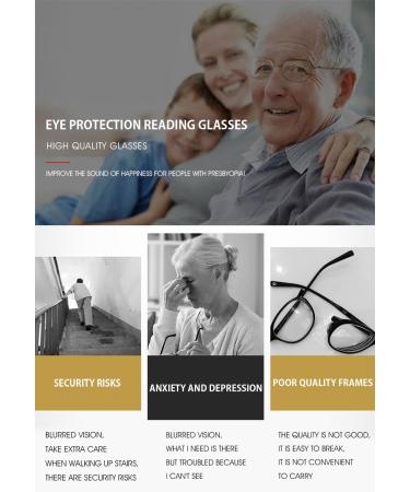 Vevesmundo Magnetic Reading Glasses - Stylish 2.5x Neck Clamp Light Glasses for Men & Women - Black & Gray - Buy Online on GoSupps.com