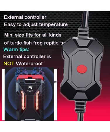200W Submersible Aquarium Heater with External Temperature Controller and LED Display - Ideal for Betta, Frogs, Newts, Turtles - Buy Online on GoSupps.com