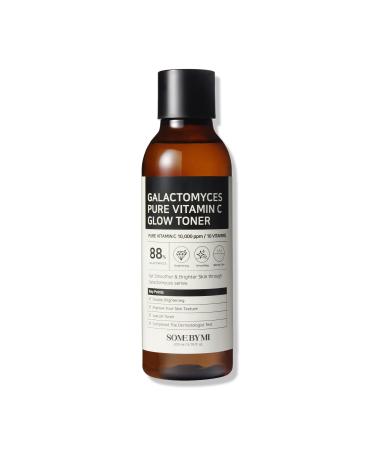 SOME BY MI Galactomyces Pure Vitamin C Glow Toner - 6.76Oz  200ml - Brightening and Refreshing Effect - Improvement of Skin Irritation and Elasticity - Facial Skin Care