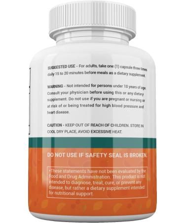 KRK Supplements Fat & Carb Blocker with White Kidney Bean Extract & Chitosan - 180 Capsules - Buy Online on GoSupps.com