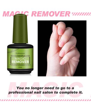 2 Pack Soak Off Gel Nail Polish Remover Set - Quick & Easy Removal in 3-5min (Green) - Buy Online on GoSupps.com