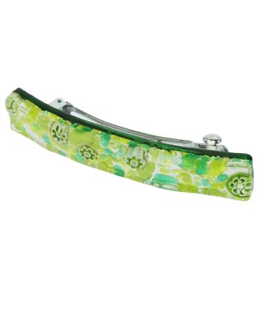 Venetian Reflections Hair Clip - Elegant Green & Silver Hair Accessory for All Occasions | International Shipping Available - Buy Online on GoSupps.com