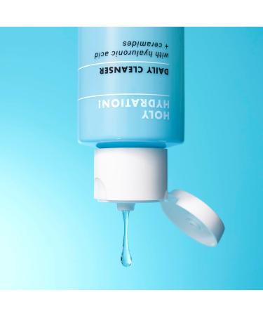 e.l.f. SKIN Holy Hydration! Daily Cleanser Mini Face Cleanser For Washing Away Excess Oil Impurities & Makeup Made With Hyaluronic Acid Vegan & Cruelty-Free (Pack of 2) - Buy Online on GoSupps.com