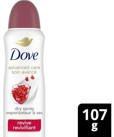 Dove Advanced Care Dry Spray Antiperspirant for Women Revive for 48 Hour Protection And Soft And Comfortable Underarms 107g - Buy Online on GoSupps.com
