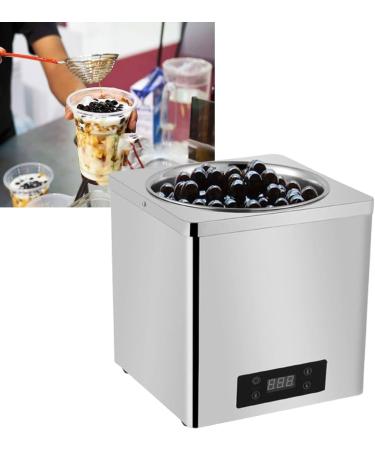 Chauffe-plats professionnels chauffe-th i res temp reuse chocolat 600 W avec chauffe-perles pot isolant pour tapioca pour la restauration et les salons de th au lait 3L
