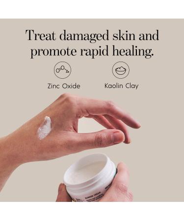 Grace Barrier Cream: Coconut Oil, Shea Butter & Beeswax for Skin Protection & Healing - Dermatologist Tested - Talc & Paraben Free - Buy Online on GoSupps.com