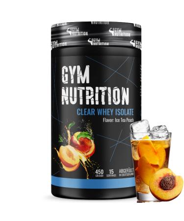 Clear Whey Isolate - extremely tasty 450g (Iced Tea Peach) Iced Tea Peach 450 g (1 pack) - Buy Online on GoSupps.com