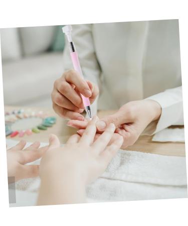 MERRYHAPY 1 Set Nail Art Drill Pen Glue Pens for Crafting DIY Nail Art Pen Nail Art Point Pen Striping Liner Brush Manicure Nail Pen Nail Art Paint Pen Wax Pen for Rhinestones Nail Tools Abs - Buy Online on GoSupps.com