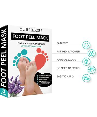 Joyeee Cornea Socks - 3 Pairs Foot Peel Mask for Callus Dead & Dry Skin Removal | Effective Foot Care - Buy Online on GoSupps.com