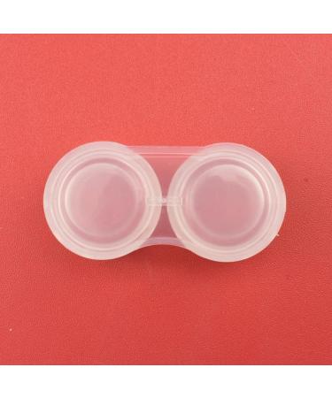 HAHIYO Contact Lens Case Box Holder 24mm Diameter - Leakproof, Durable, Convenient - 5 Pack Clear-5p - Buy Online on GoSupps.com