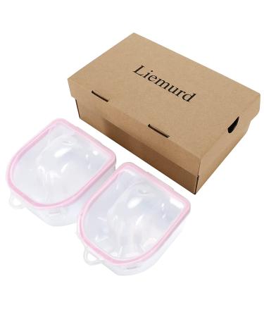 2Pcs Double Layer Nail Soaking Bowls for Acrylic Nails - Gel Polish Remover Bowl - Manicure Tool Set - Buy Online on GoSupps.com
