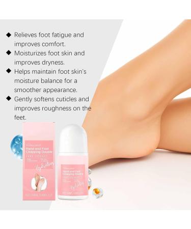 Hjatirace Foot Care Roller Natural Plant Ingredient 50 ml Natural Foot Moisturizer Lotion for Cracked Heels Fast Absorption for Men Women Elbows Knees Toenails - Buy Online on GoSupps.com