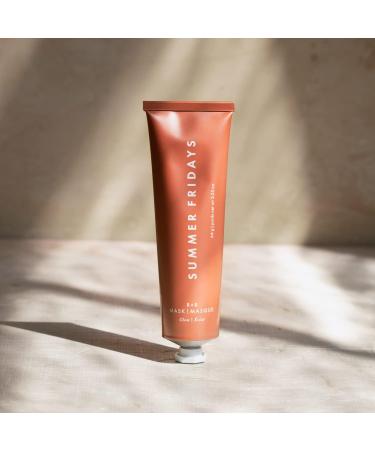 Buy Summer Fridays R+R Mask - Brightening & Hydrating Face Mask with Natural Oils & Bulgarian Rose - Gently Buffs Dry Skin for a Petal-Soft Glow (2.25 Oz) - International Shipping Available - Buy Online on GoSupps.com