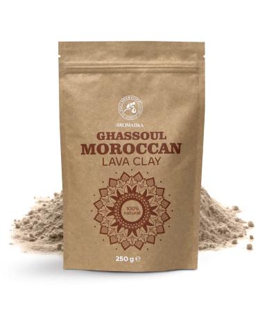 Moroccan Clay 250g - Ghassoul Lavaerde | Chemical-Free Facial Cleansing & Masks - Pure Rhassoul for Natural Beauty - Buy Online on GoSupps.com