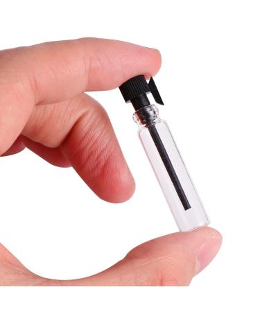 Ipetboom 100pcs Refillable Glass Perfume Dropper Bottles - Essential Oil & Cosmetic Bottles - Black - International Shipping Available - Buy Online on GoSupps.com