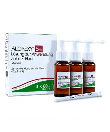 Alopexy 5% 3x60 ml solution gel unscented