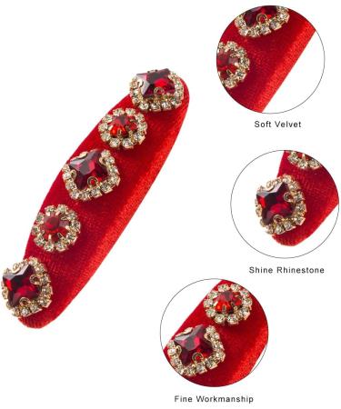 scicent Hair Barrettes for Women 2 Pieces Non Slip Hair Pins with Diamonds Rhinestone Professional Hair Clips for Styling Wedding Hair Accessories Fashion Hair Grips for Women and Girls - 26606 - Buy Online on GoSupps.com