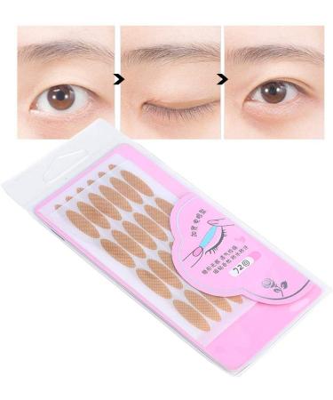 70 Pairs Invisible Double Eyelid Tape Adhesive Eyelid Sticker Makeup Tool (Half Round Shape) Waterproof Sticky Lasting Eyelid Sticker - Buy Online on GoSupps.com