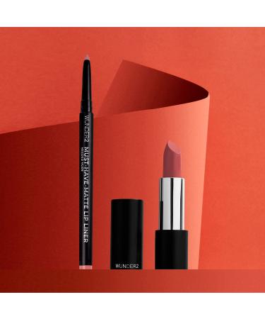 Wunder2 Matte Lip Liner - Long Lasting Twist Up in Needed Nude | Shop Internationally - Buy Online on GoSupps.com