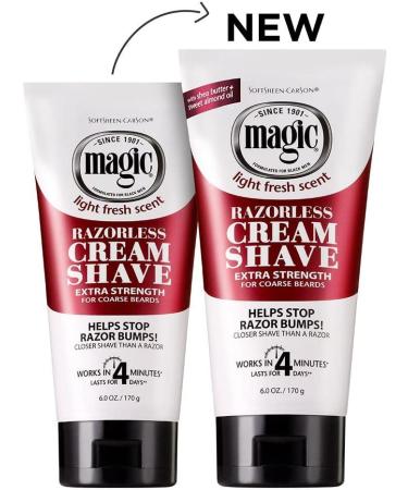 Magic Shave 170g Extra Strength Razorless Shaving Cream - Smooth & Effective Results - Buy Online on GoSupps.com