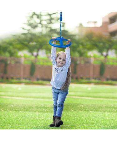 OYOCOOL Ninja Wheel Obstacle for Kids and Adults - 360 Degrees Rotating Joint - Blue - Buy Online on GoSupps.com