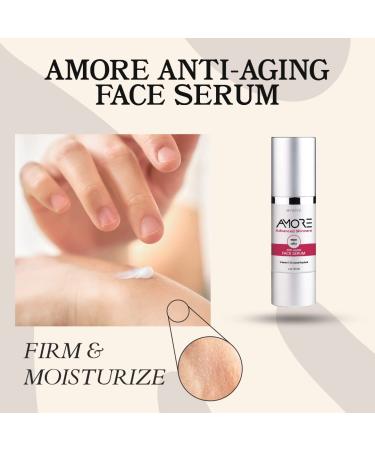 Buy Amore Anti-Aging Face Serum - Single Bottle Premium Quality Skincare for Youthful Radiance | International Shipping Available - Buy Online on GoSupps.com