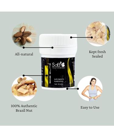 Semilla de Brazil SdB (2 Pack) Autentica Semilla De Brazil/Semilla De Brasil 100% Original - Buy Online on GoSupps.com