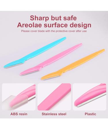 15 Pack Eyebrow Razor and Face Shavers for Women - Precision Dermaplaning Tool in 3 Colors - Multipurpose Exfoliating Facial Razor Set with Precision Cover - Buy Online on GoSupps.com