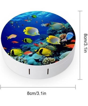 Portable Tropical Sea Fish Contact Lens Case - Travel Storage Box for Lens Protection - Buy Online on GoSupps.com