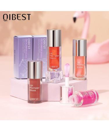 Beliky Girl Crystal Jelly Moisturizing Lip Oil Plumping Lip Gloss Makeup Sexy Mollige Lip Glow Oil Getinte Lip Voller Lip Care Lippen Makeup Rood Persimmon - Buy Online on GoSupps.com
