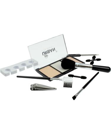 Love Urban Beauty Divine Beauty Vegan French Manicure Makeup Box 76-Piece Makeup Sets Includes Eyeshadows Highlighter Lipstick Blush Brushes Manicure Accessories Ideal Vanity Case for Home - Buy Online on GoSupps.com