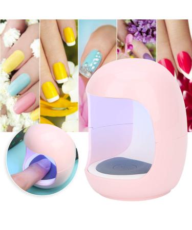 Mini UV LED Nail Lamp - Portable USB Nail Dryer & Fast Gel Polish Hardener - Pink - Buy Online on GoSupps.com