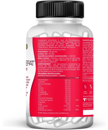 GOODBYE FAT FOR WOMEN | Powerful Slimming for Women | Fat Burner Appetite Reducer & Metabolism Booster | Redefine Your Figure by Eliminating Fat & Kilos | 60U. - Buy Online on GoSupps.com